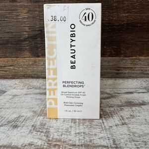 BeautyBio Blendrops SPF 40 Perfecting Priming Drops 1oz New | $65 Value